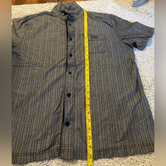 Hugo Boss - Button Up Striped Shirt - Size XL - Picture 9 of 12